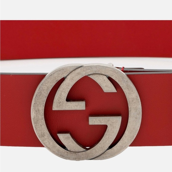 Gucci Interlocking G Leather Belt